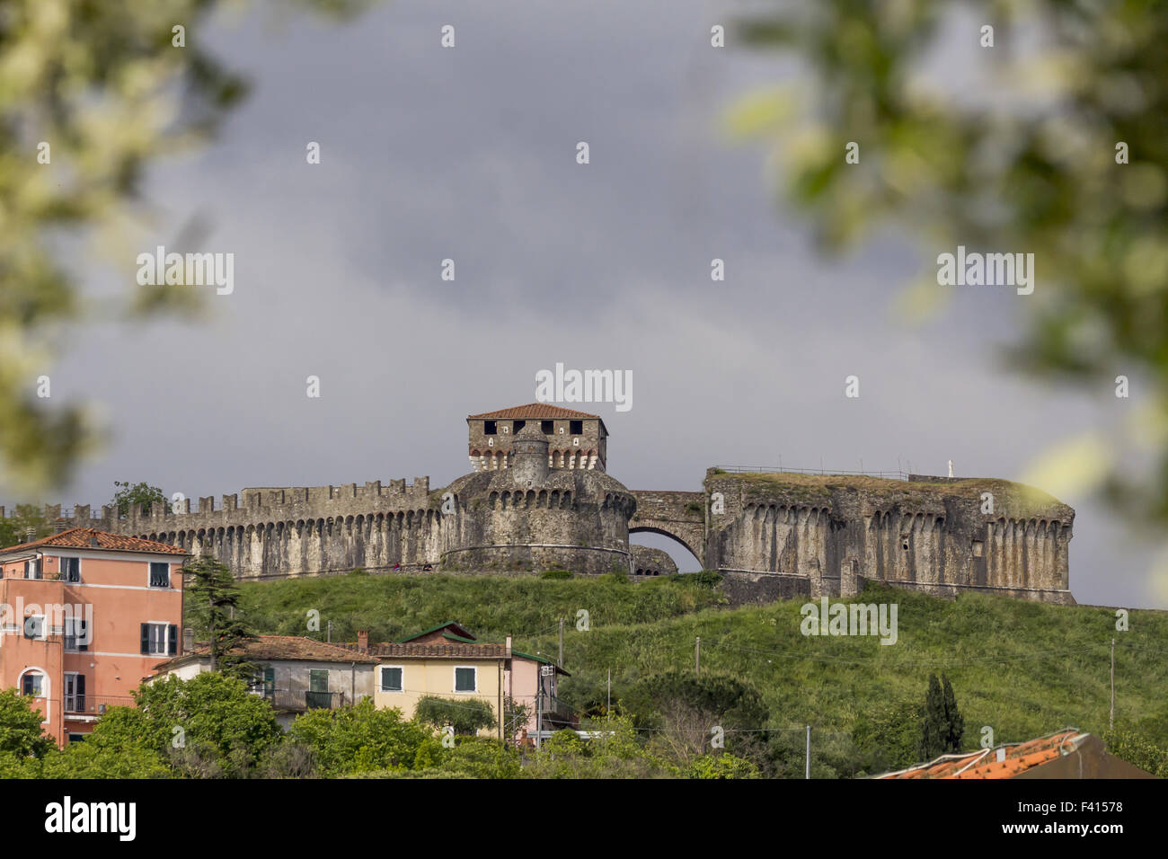 Sarzanello fort hi-res stock photography and images - Alamy