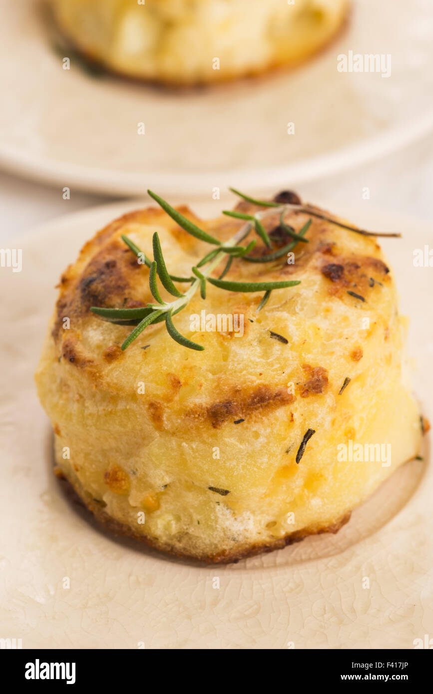 potato gratin with fresh rosemary Stock Photo Alamy