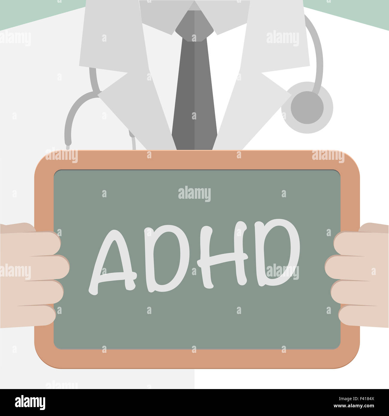 Medical Board ADHD Stock Photo