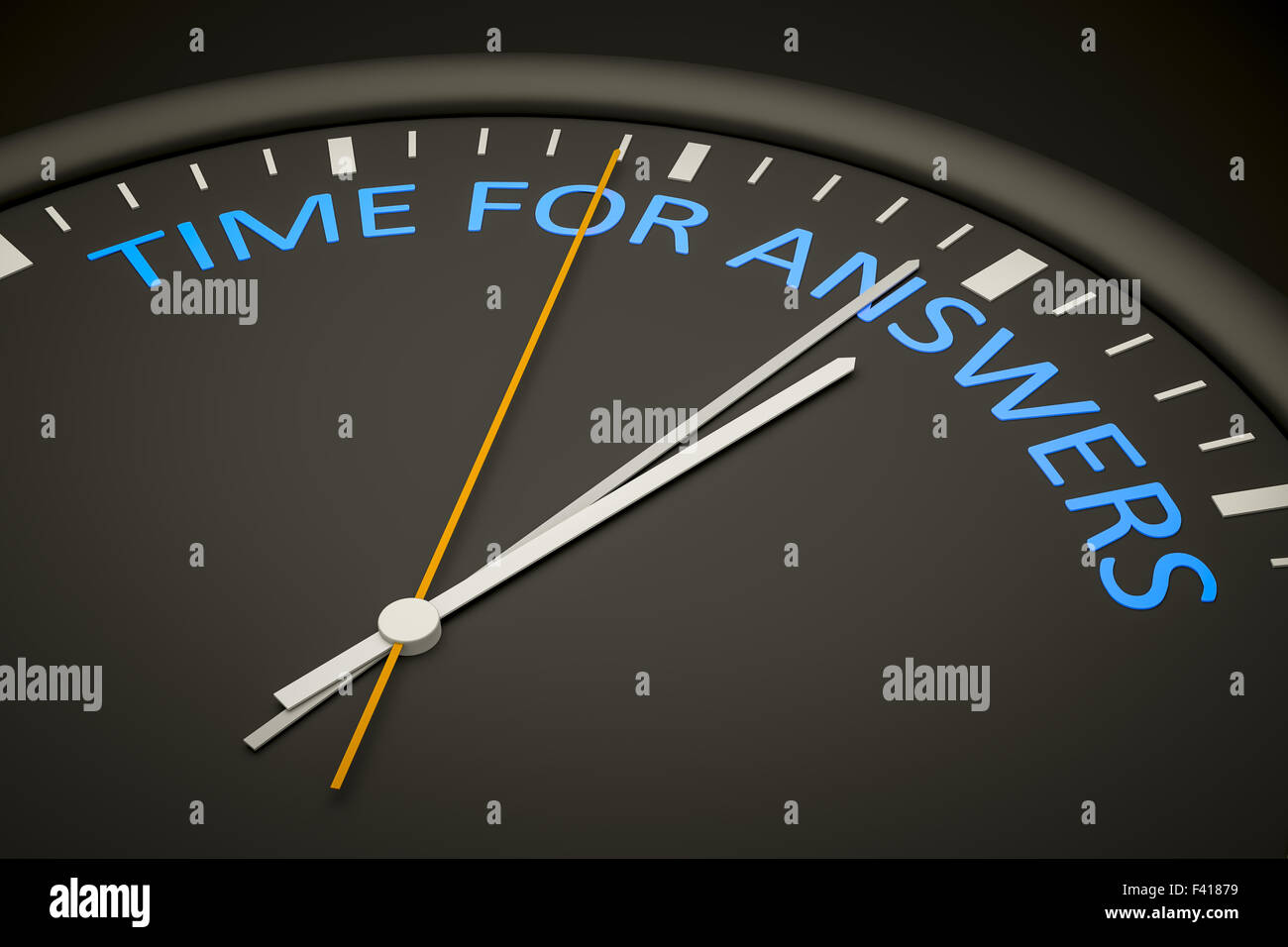 time for answers Stock Photo Alamy