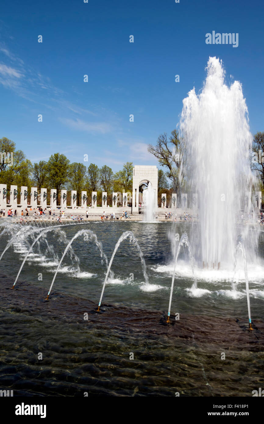 The National World War II Memorial in Washington D.C., USA Stock Photo
