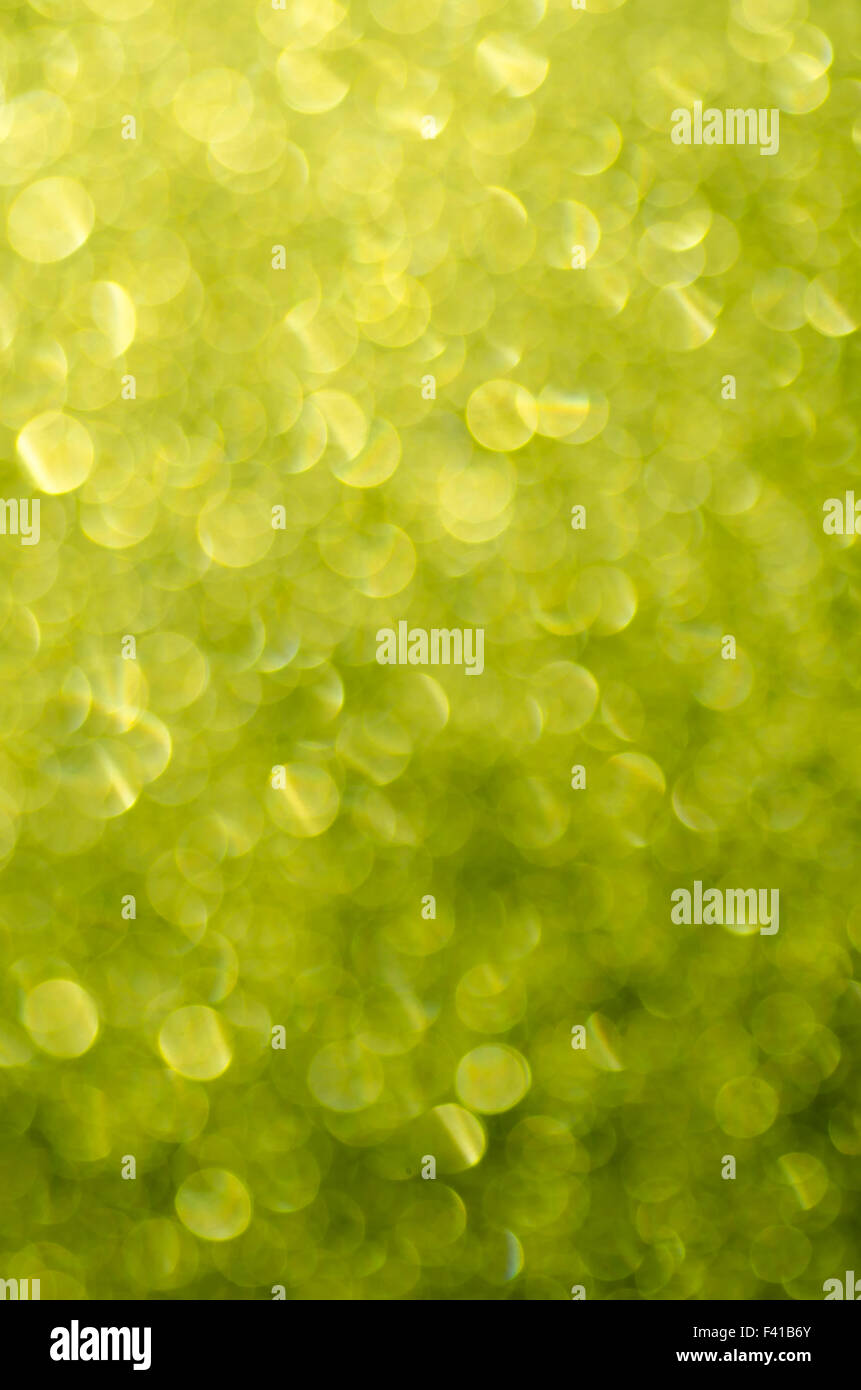 green abstract blurred bokeh lights background Stock Photo - Alamy