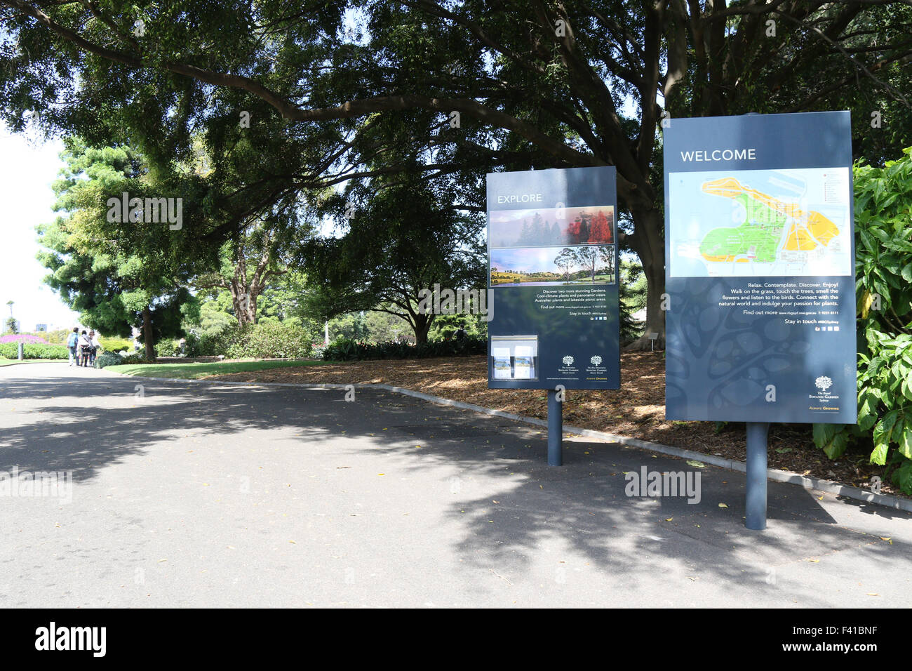 The Royal Botanic Garden in Sydney, Australia Stock Photo - Alamy