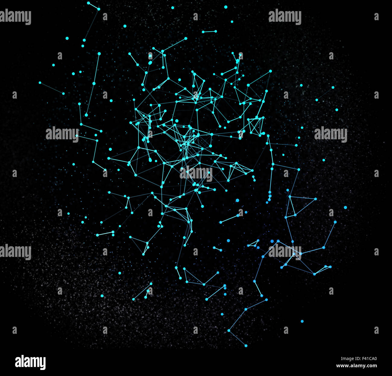 Abstract network data connection Stock Photo - Alamy