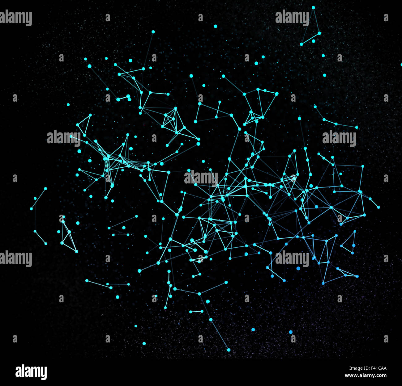 Abstract network data connection Stock Photo - Alamy