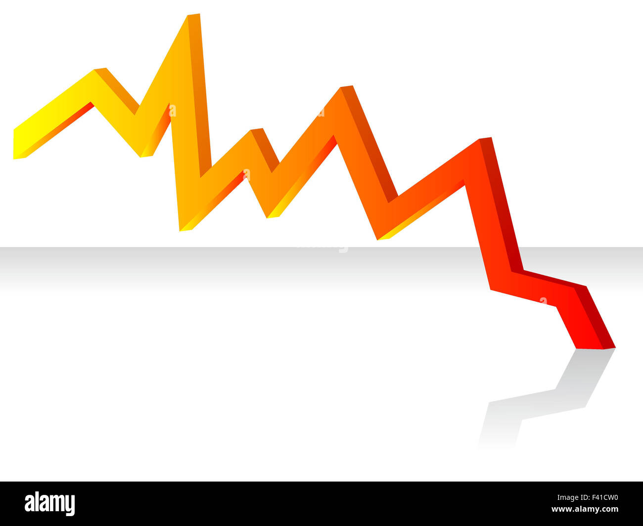 Vector illustration of crisis design concept Stock Photo