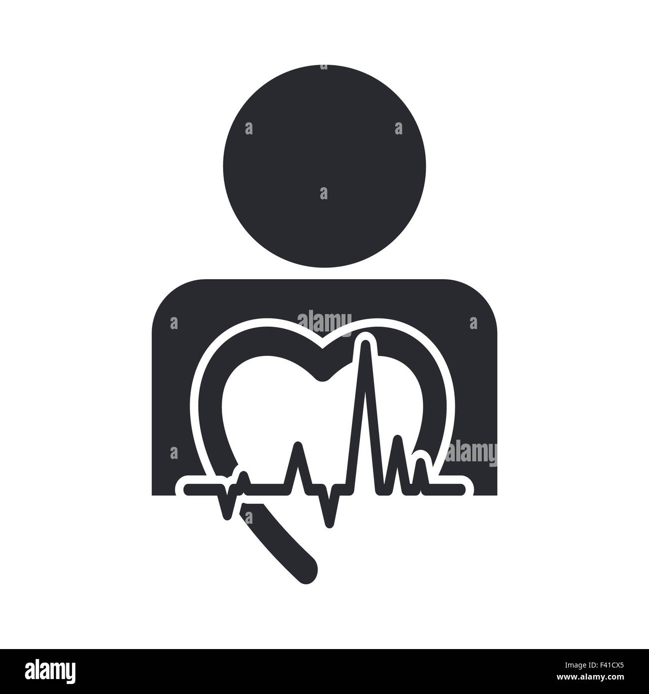 Vector illustration of isolated medical icon Stock Photo - Alamy