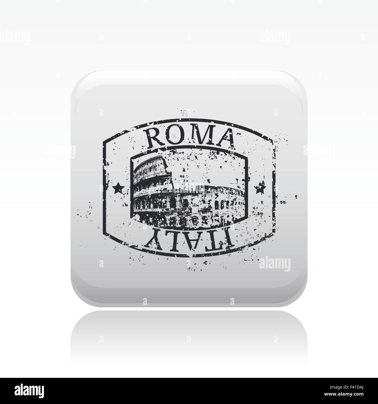 Vector illustration of single Roma icon Stock Photo - Alamy