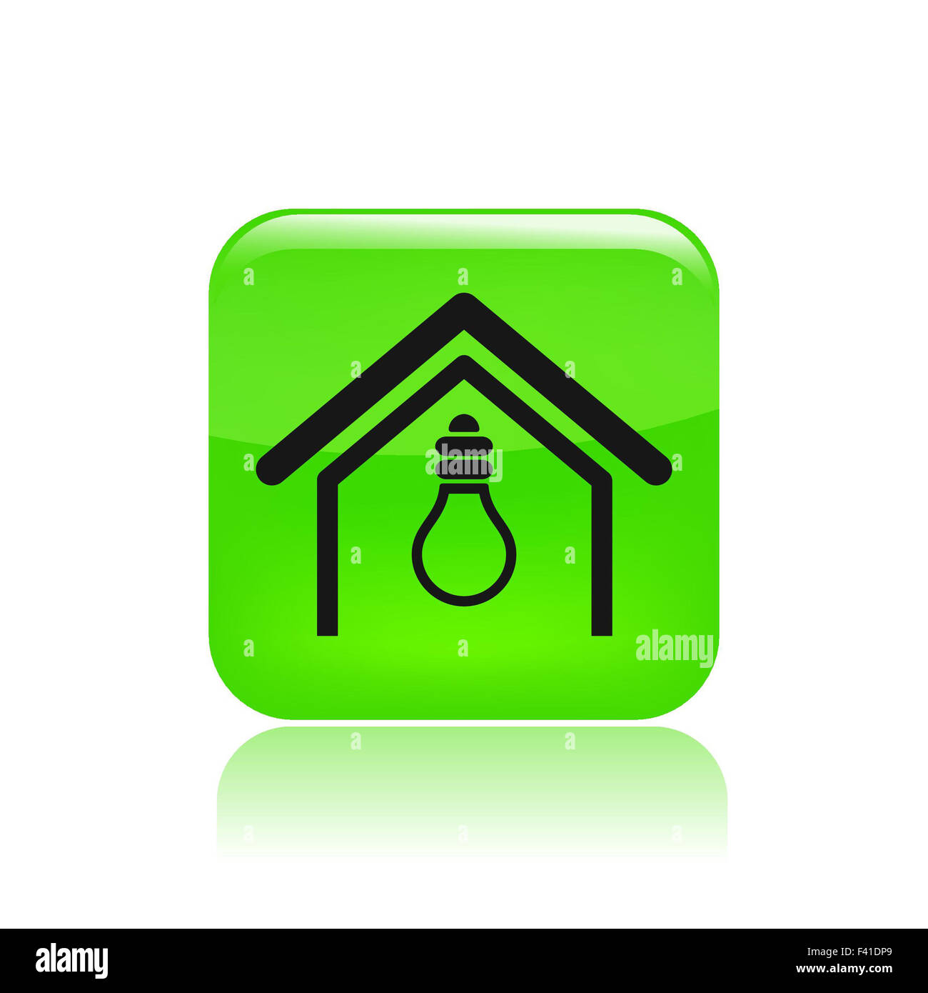 Vector illustration of single light icon Stock Photo - Alamy