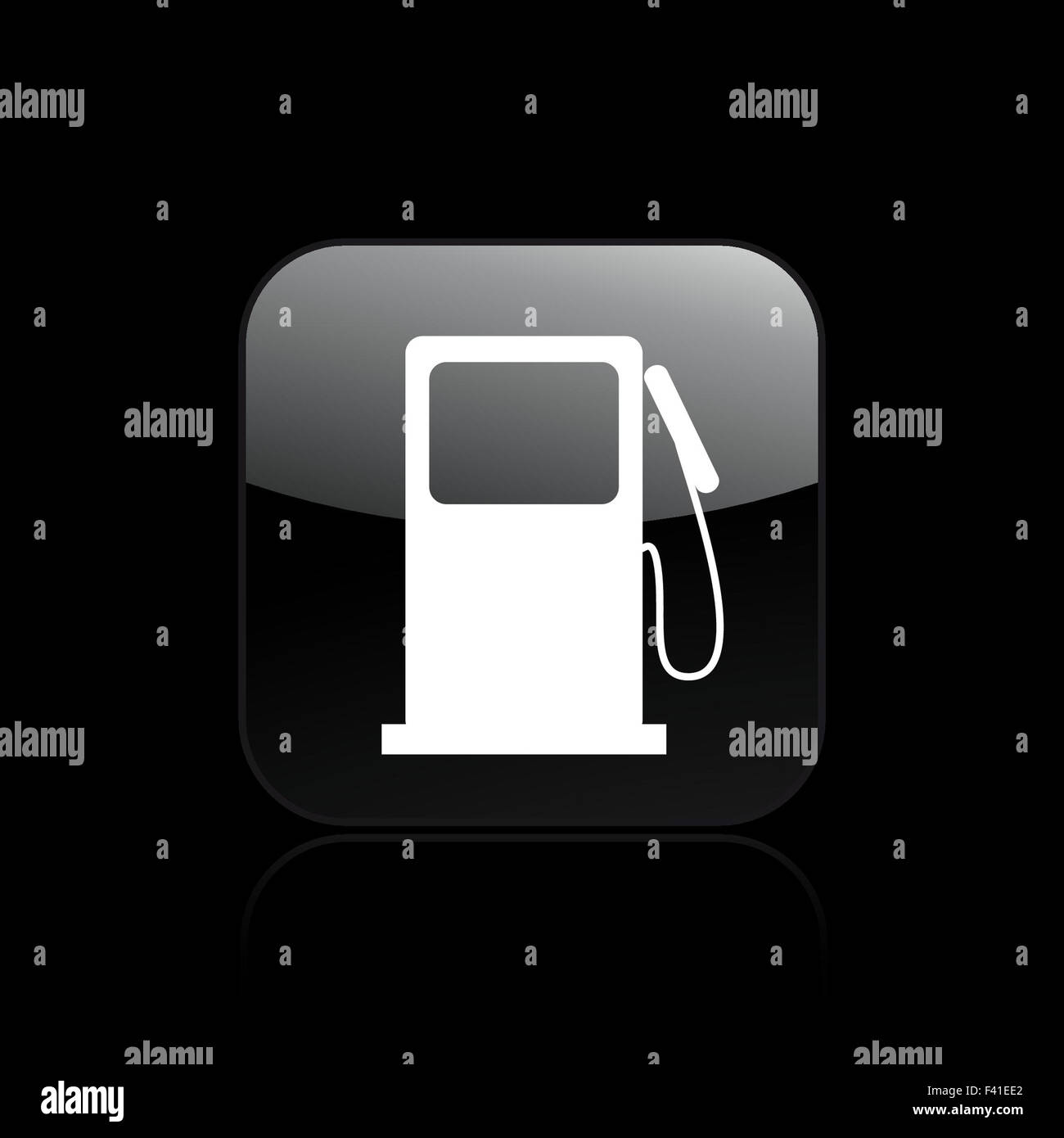 Vector illustration of isolated fuel icon Stock Photo - Alamy