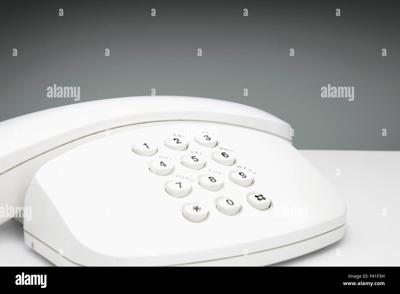 push button Telephone Stock Photo Alamy