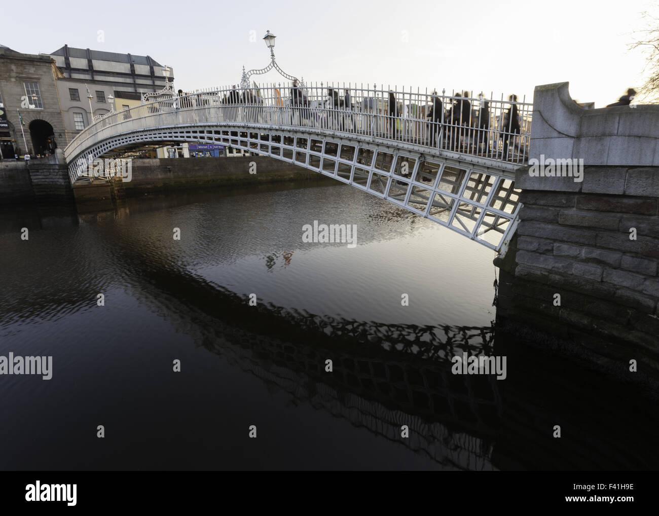 Hapenny bridge sunset hi-res stock photography and images - Alamy