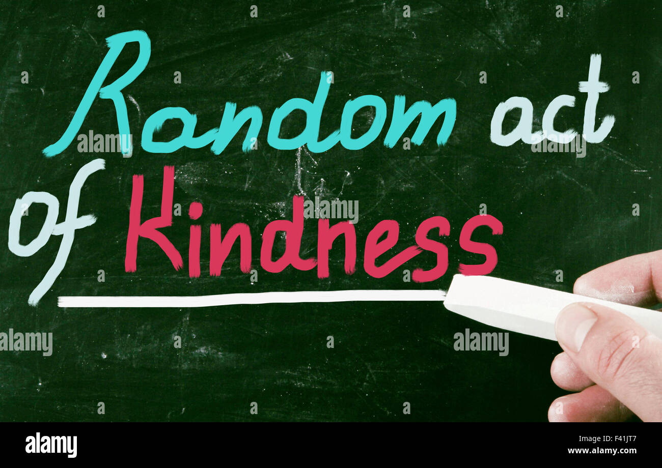 random act of kindness Stock Photo