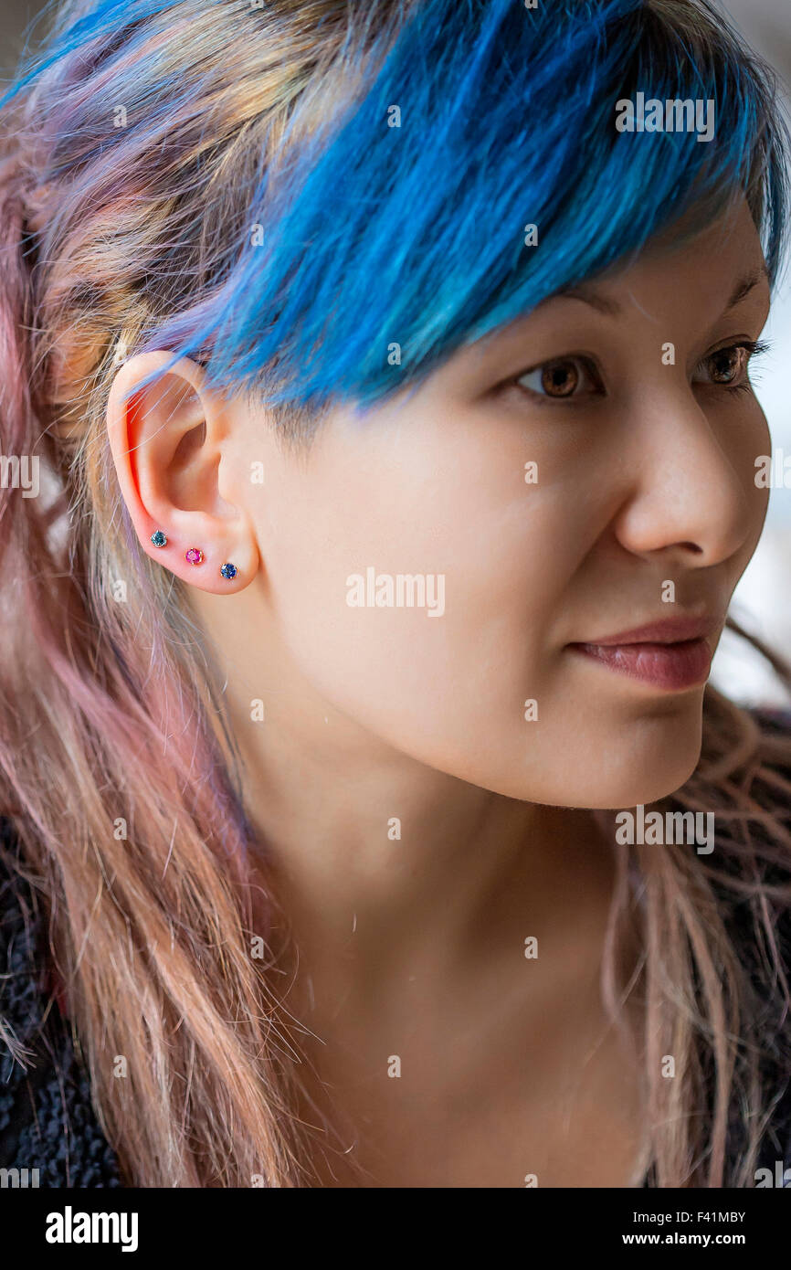 Beautiful freaky girl Stock Photo Alamy