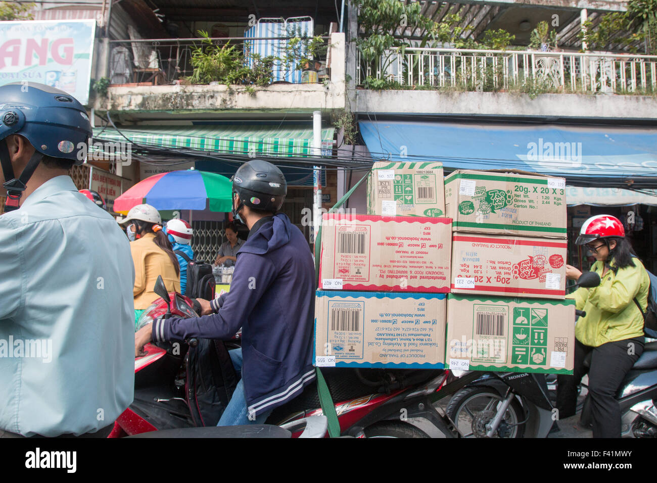 cardboard box motorcycle