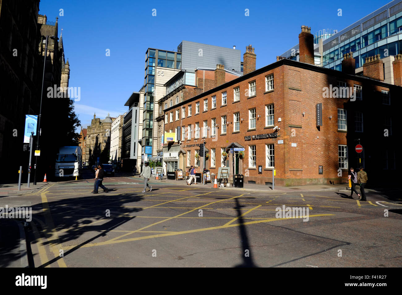 Princess Street, Manchester, UK Stock Photo