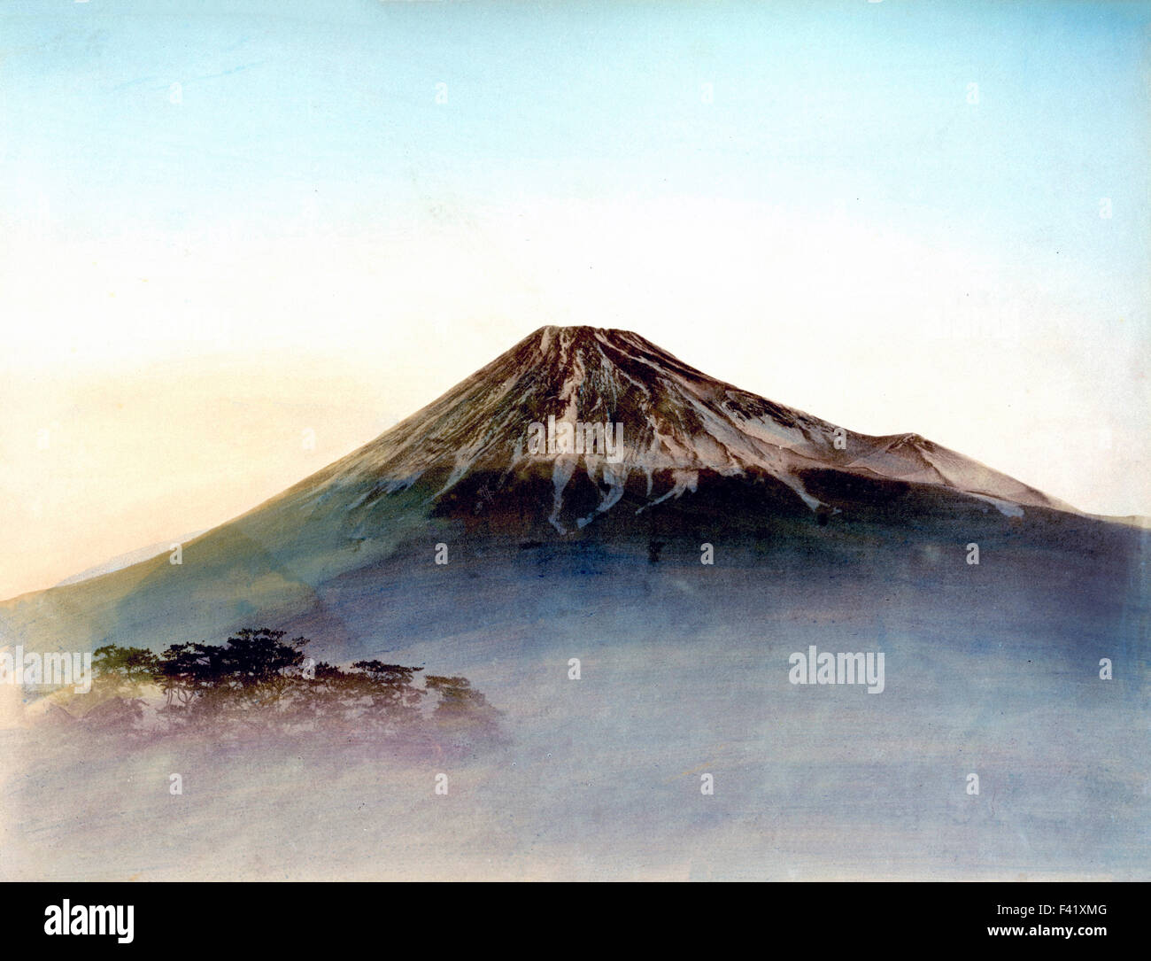 Mount Fuji, Fujiyama, Japan Stock Photo