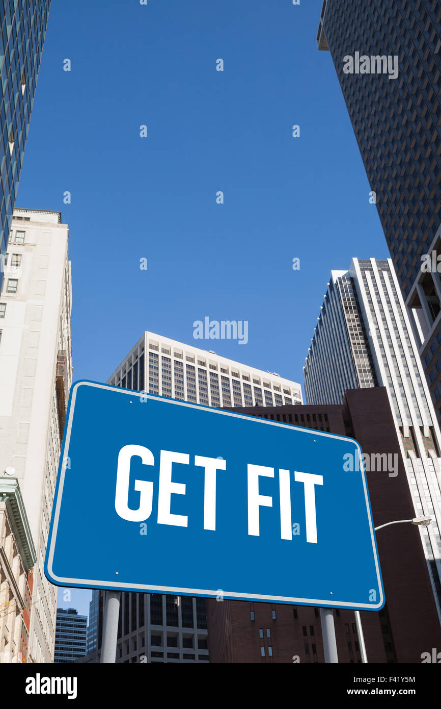 Get fit against new york Stock Photo - Alamy