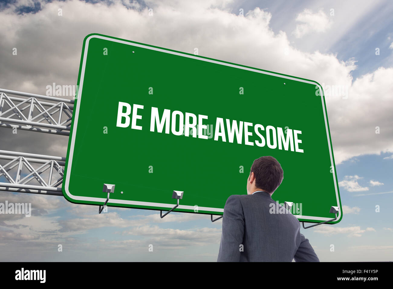 Awesome road sign hi-res stock photography and images - Alamy