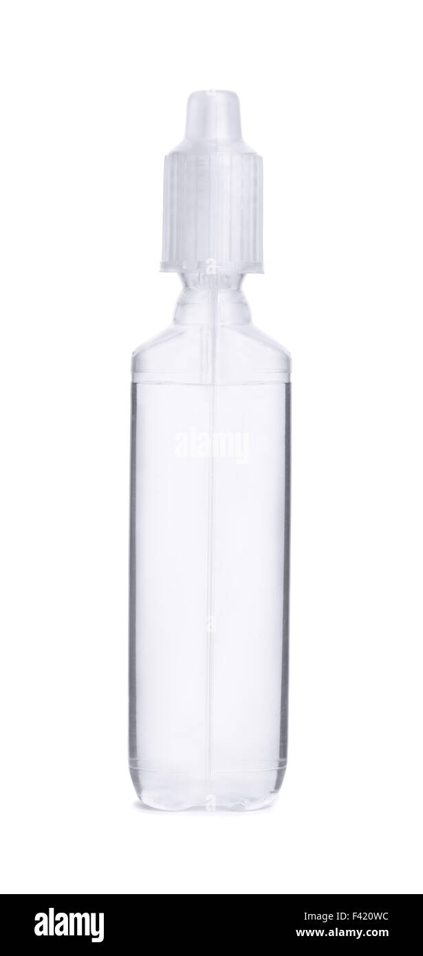 Medicine dropper bottle isolated on white Stock Photo