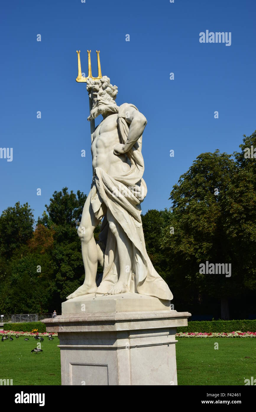 Statue and nymphenburg palace munich hi-res stock photography and ...