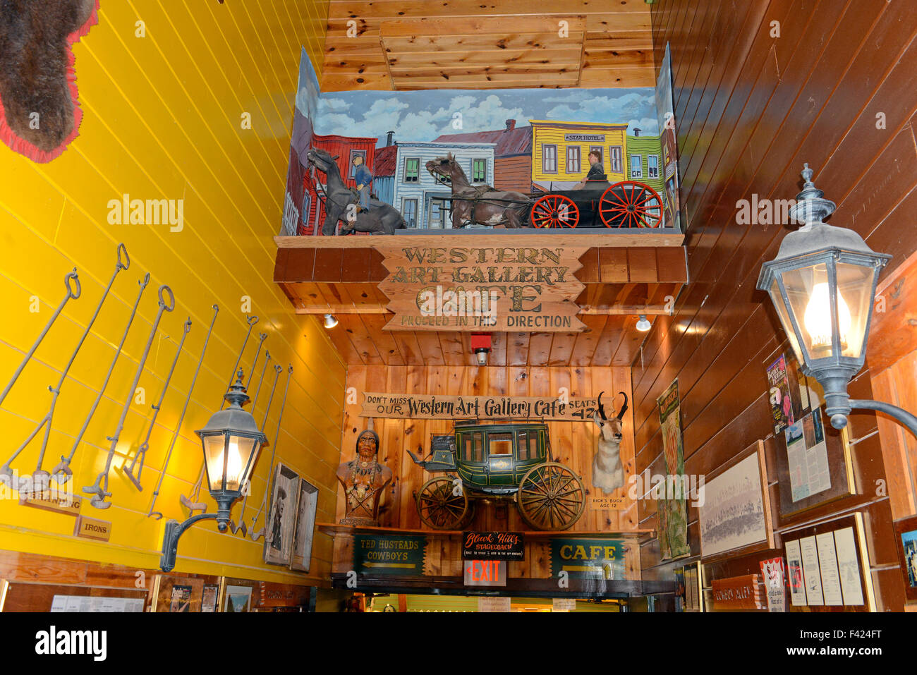 The popular tourist attraction of Wall Drug Store, Wall South Dakota