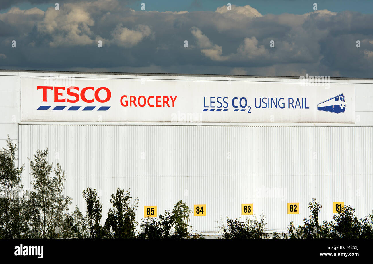 Tesco warehouse at DIRFT, Northamptonshire, England, UK Stock Photo Alamy