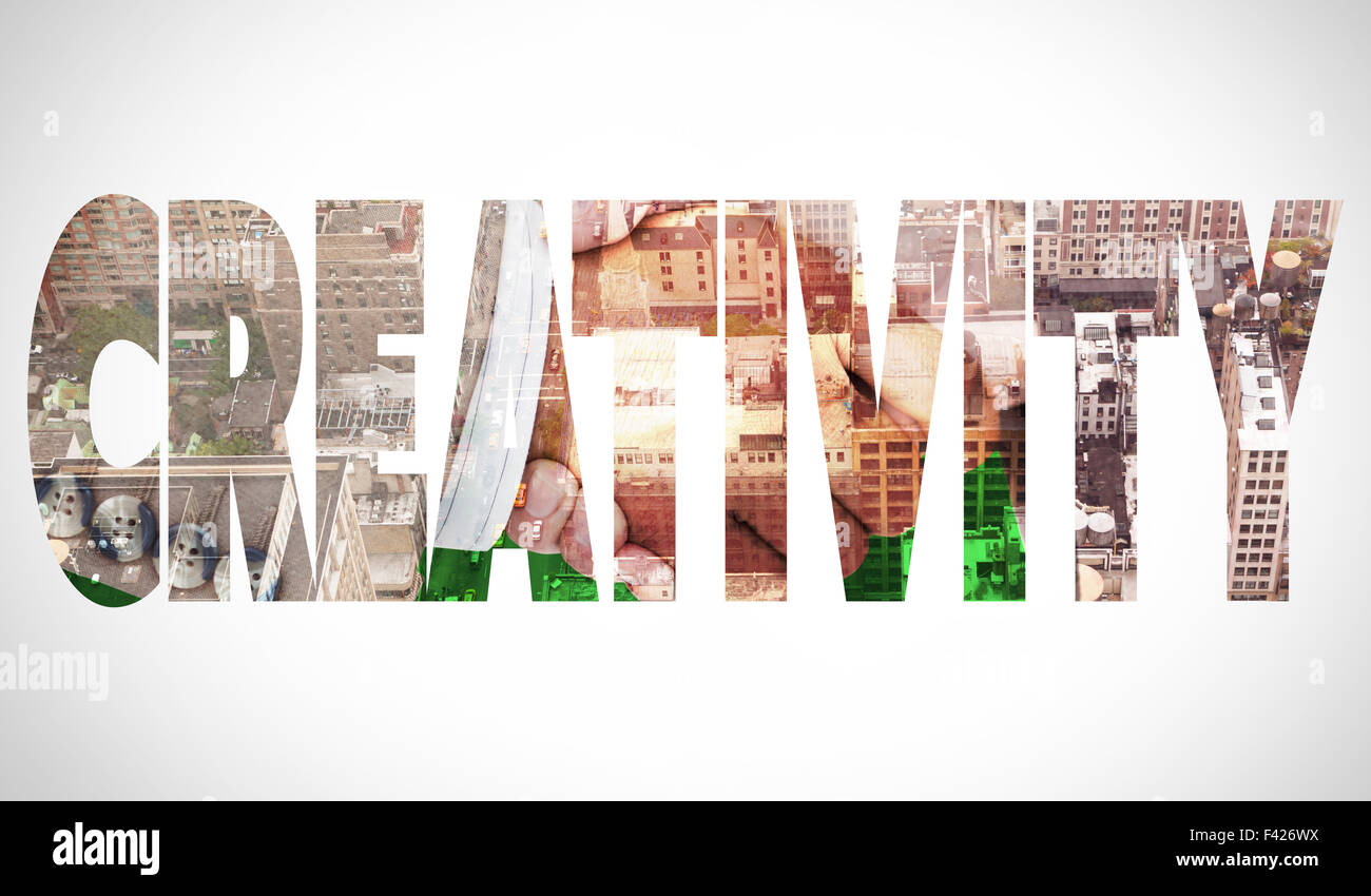 Creativity against new york Stock Photo - Alamy