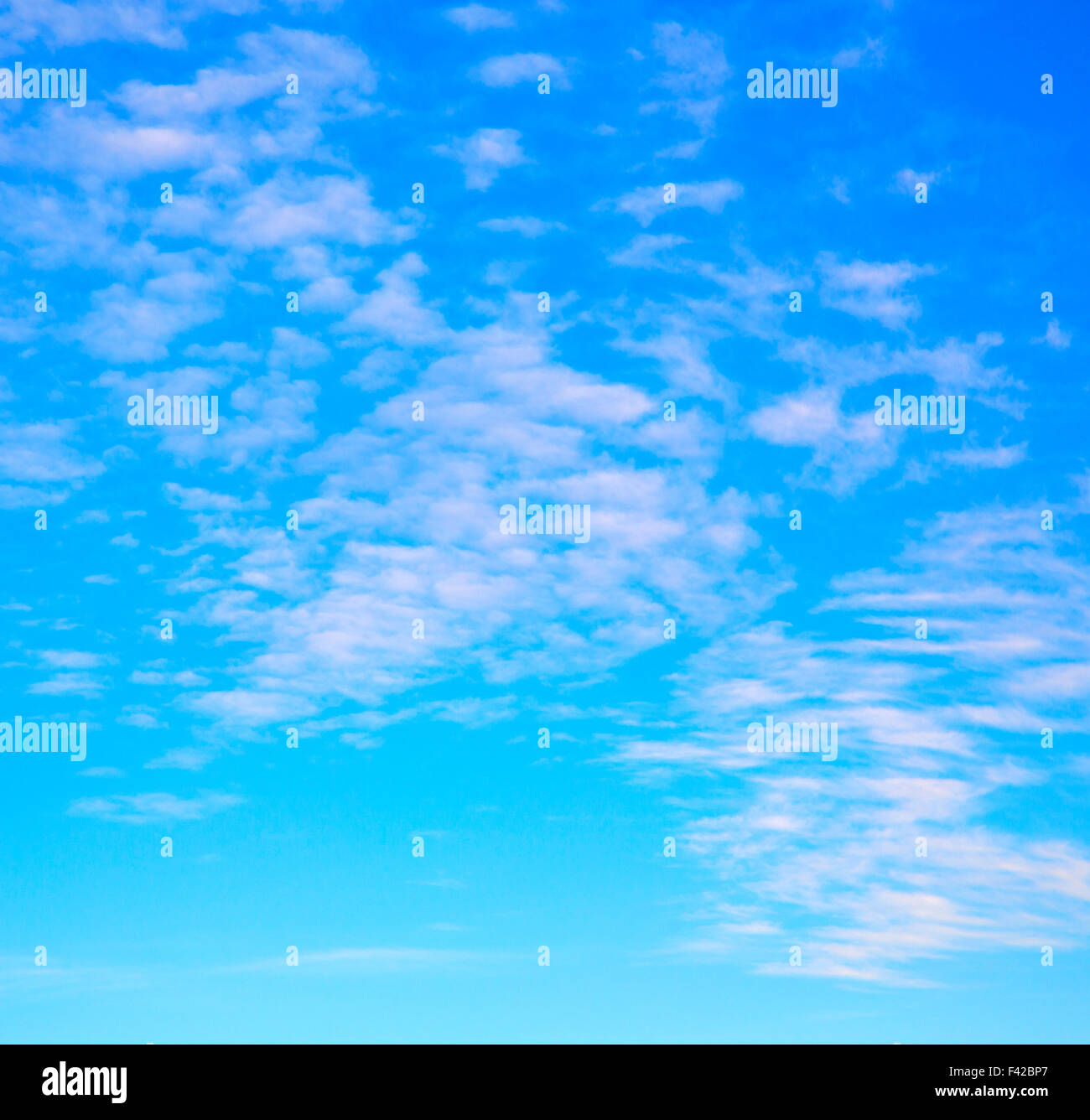 in the blue sky white soft clouds and abstract background Stock Photo ...