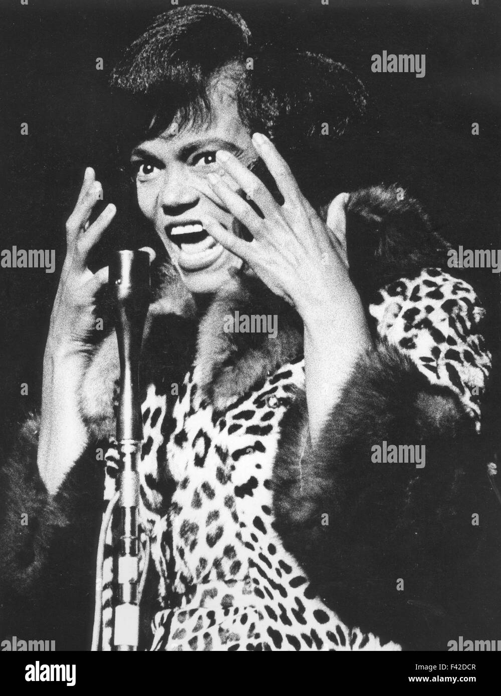 EARTHA KITT (1927-2008) American singer about 1965 Stock Photo