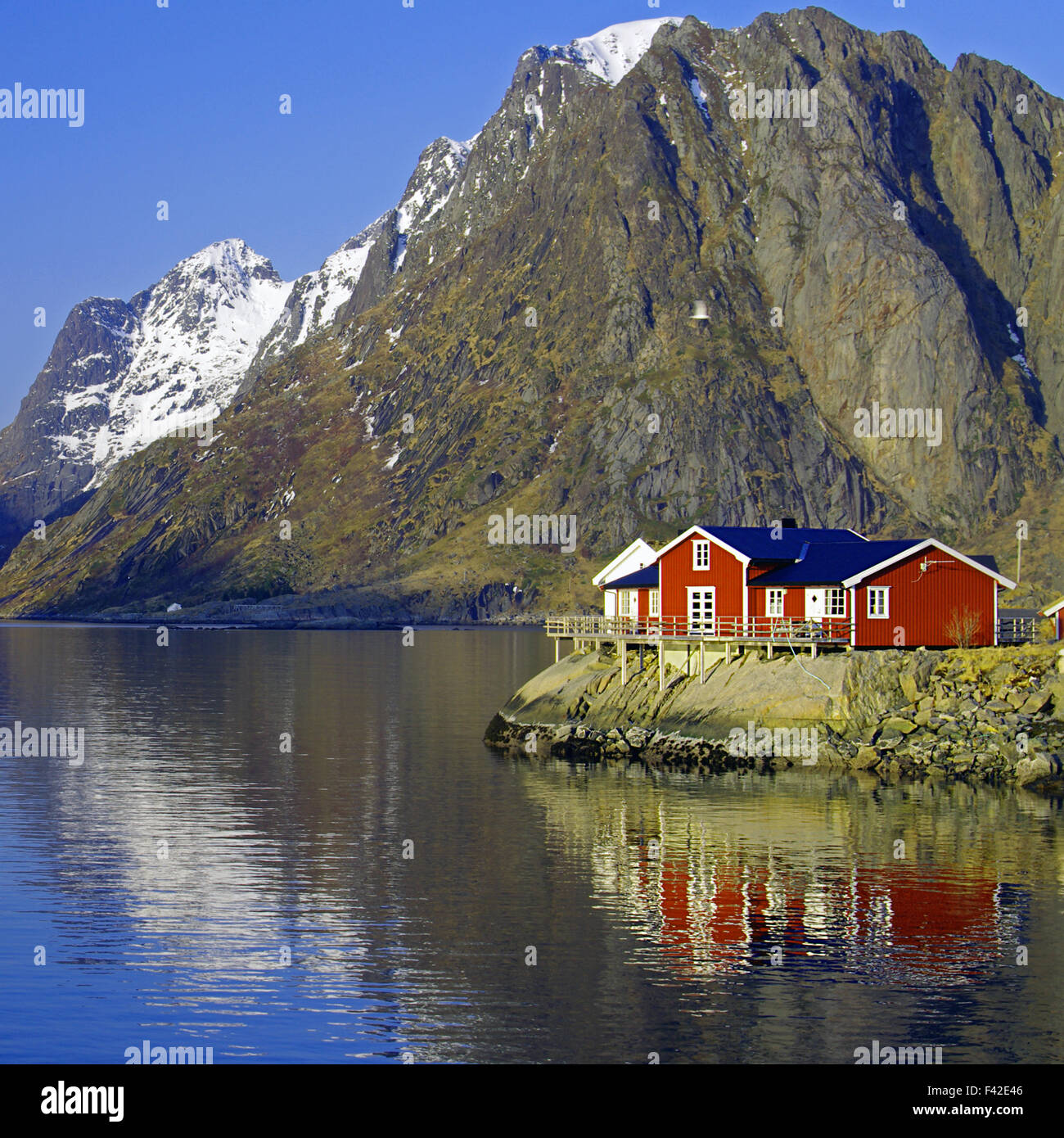 Holidays in northern norway Stock Photo