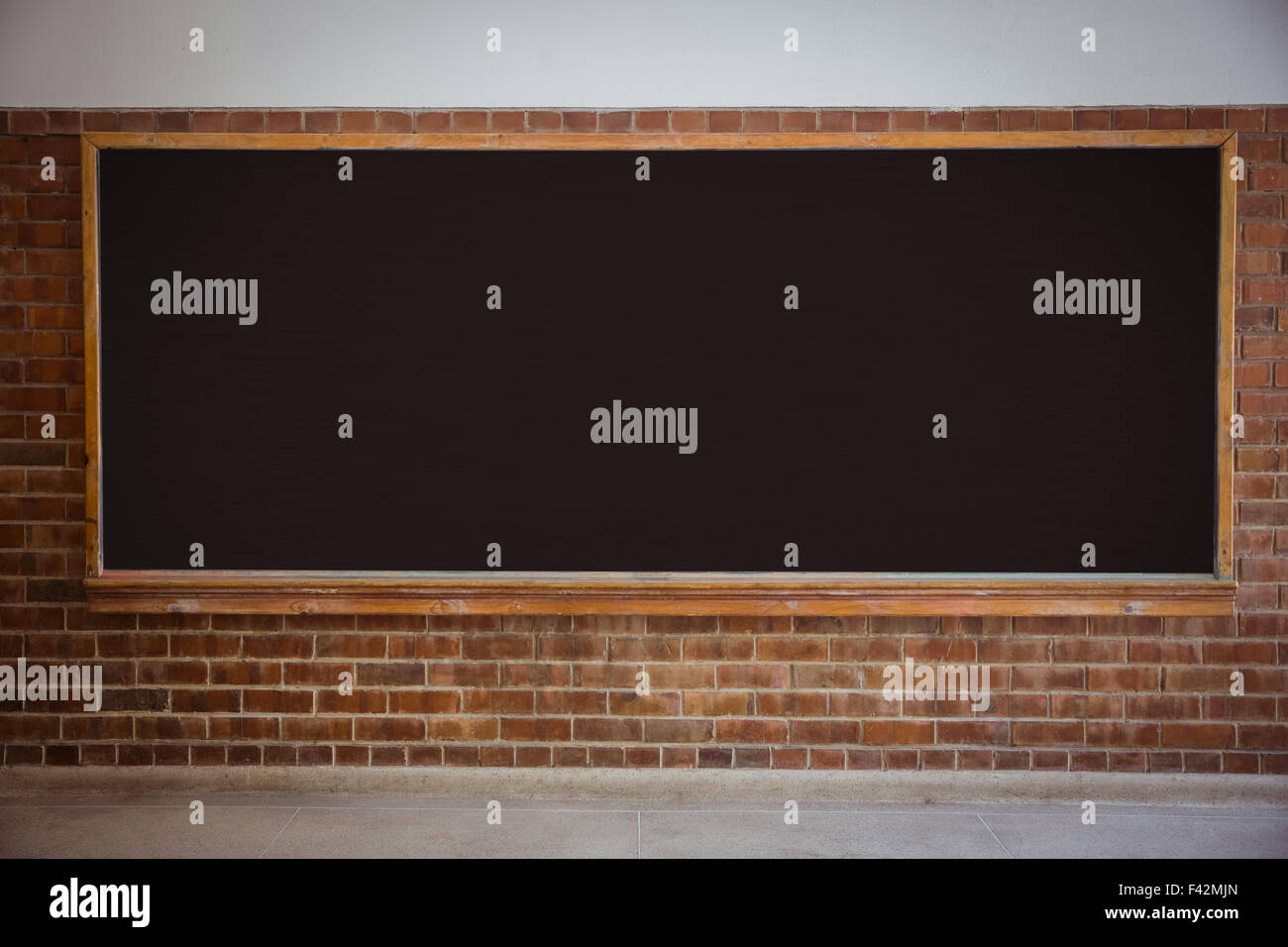 Large chalkboard in classroom Stock Photo Alamy