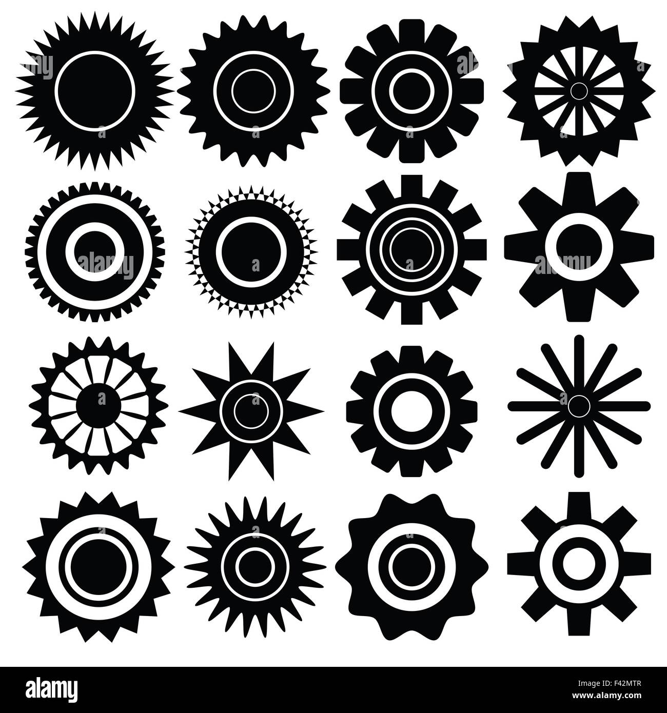 set of gears Stock Photo Alamy