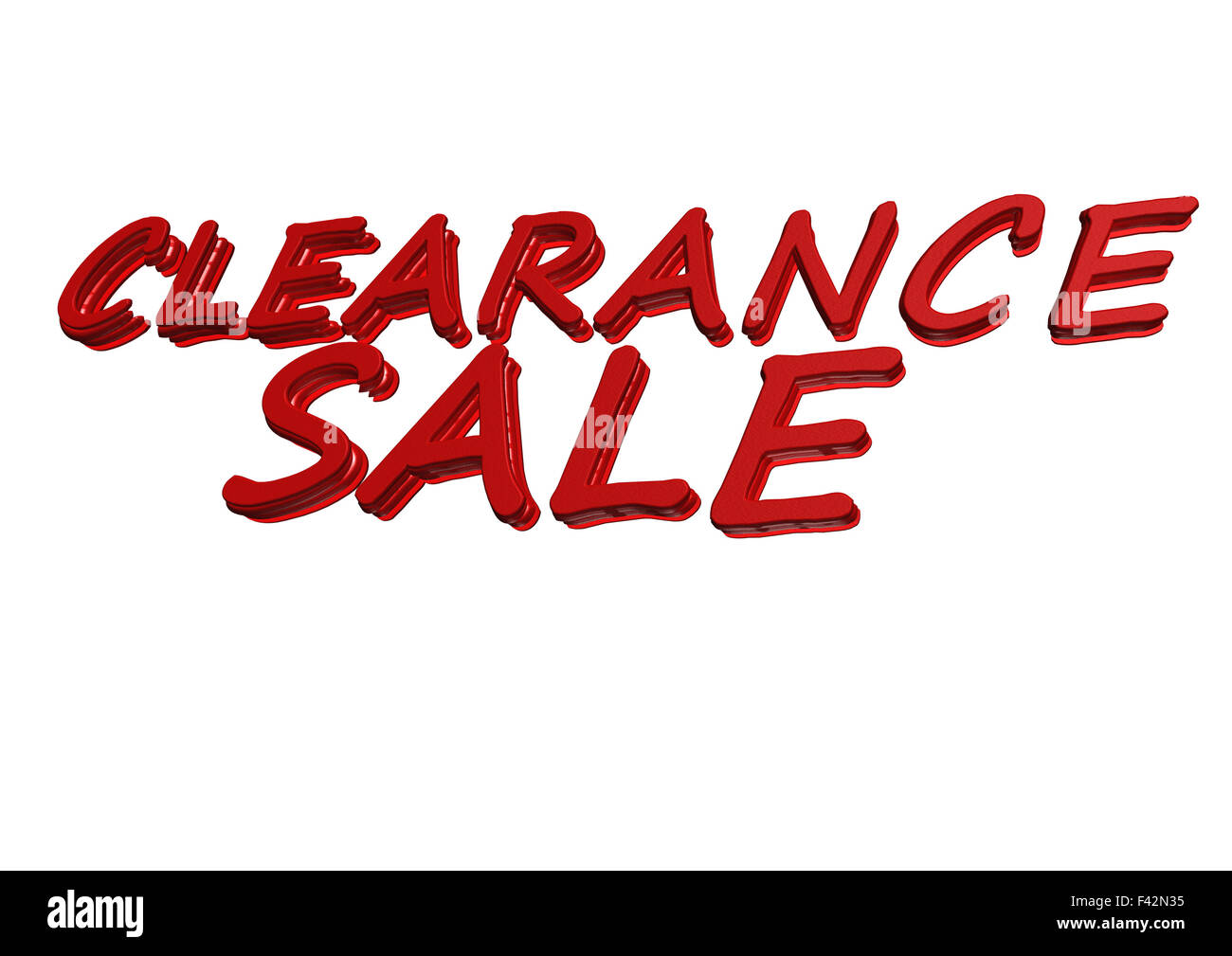 Clearance Sale Advertisement High Resolution Stock Photography and