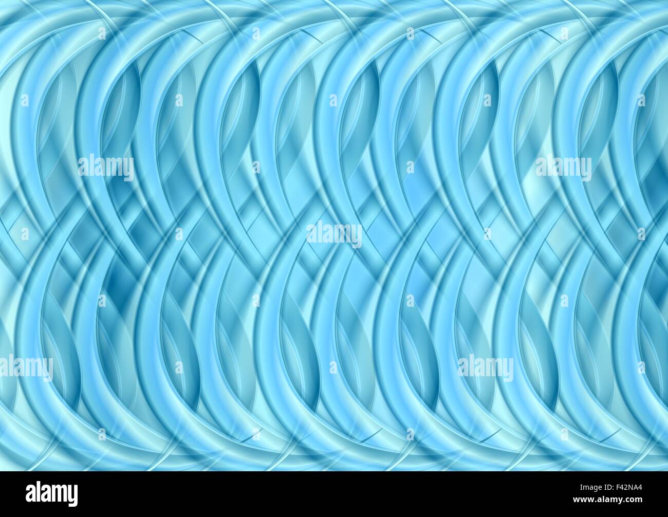 Blue smooth waves abstract background Stock Photo - Alamy