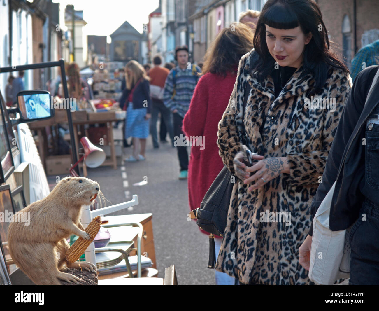 Upper Gardner Street Market in Brighton Stock Photo Alamy