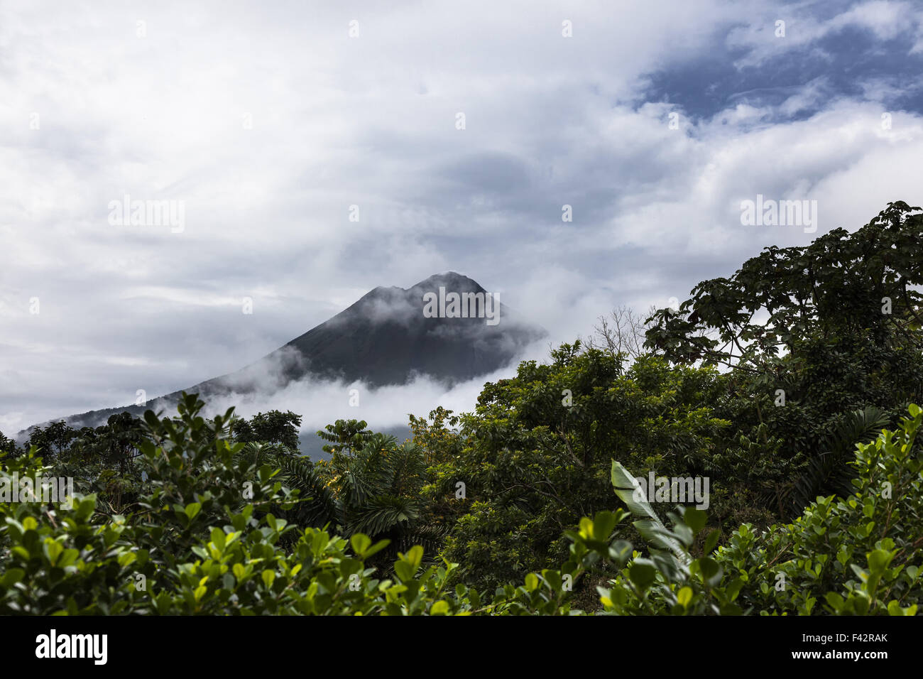 Arenal Volcano in Costa Rica Stock Photo