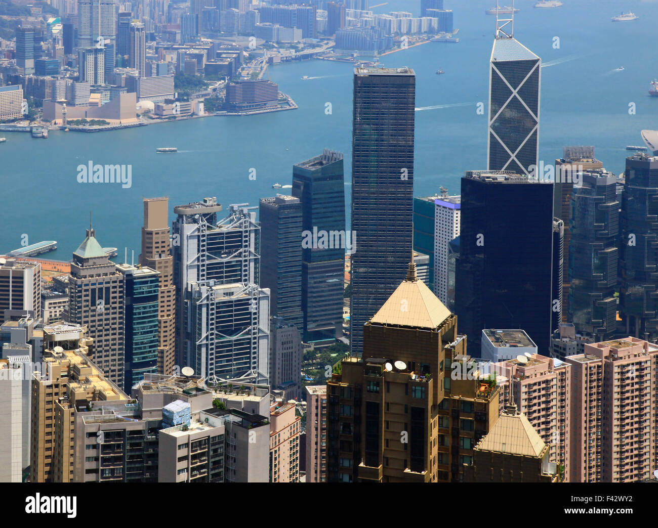 Hong kong downtown area hi-res stock photography and images - Alamy