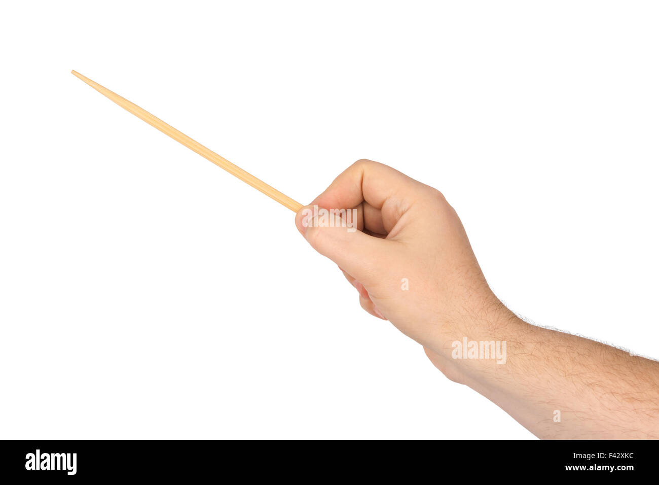 Music conductor hand Stock Photo Alamy