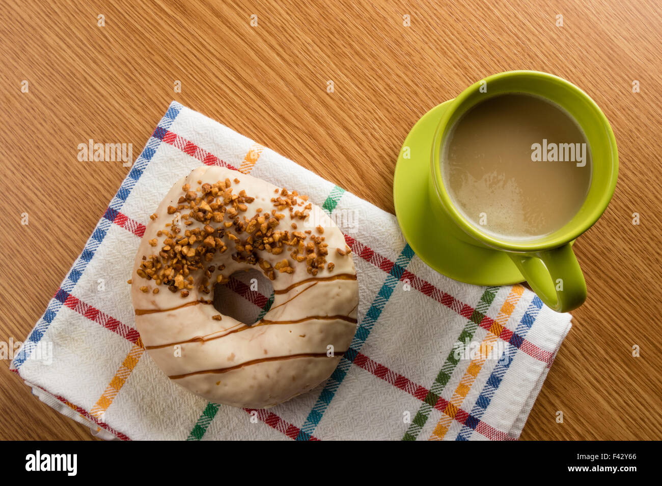 Overhead shot tasty doughnuts hi-res stock photography and images - Alamy