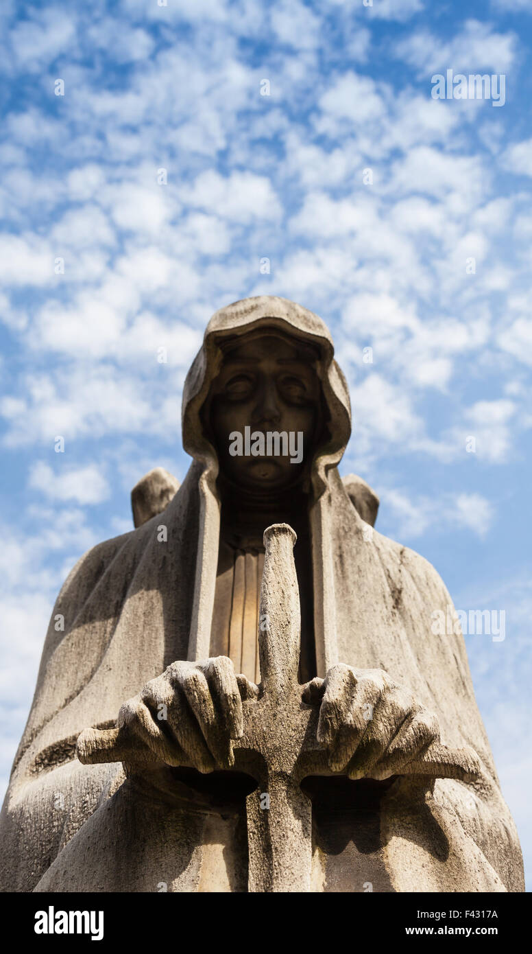 Old cemetery statue Stock Photo Alamy