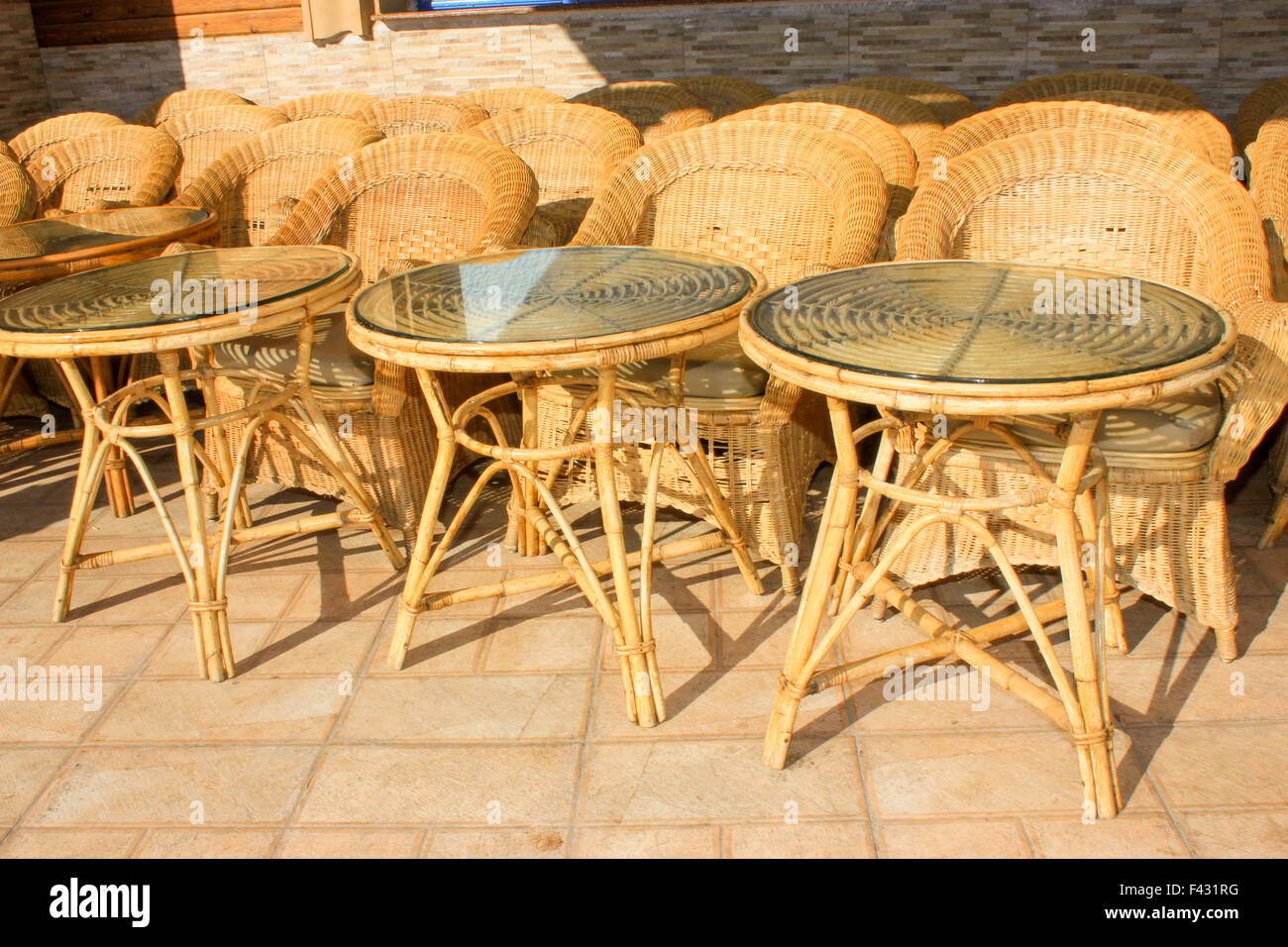 Tables and Chairs Stock Photo - Alamy