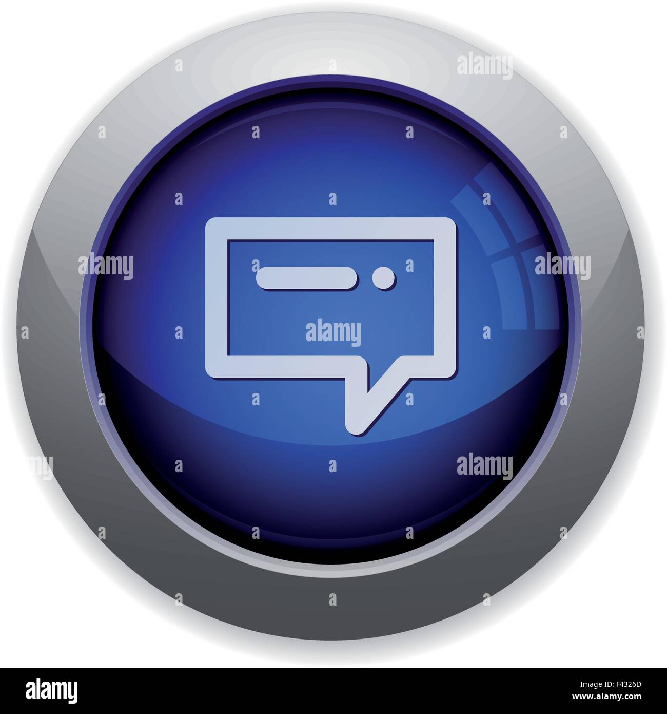 Send button blue Stock Vector Images - Alamy