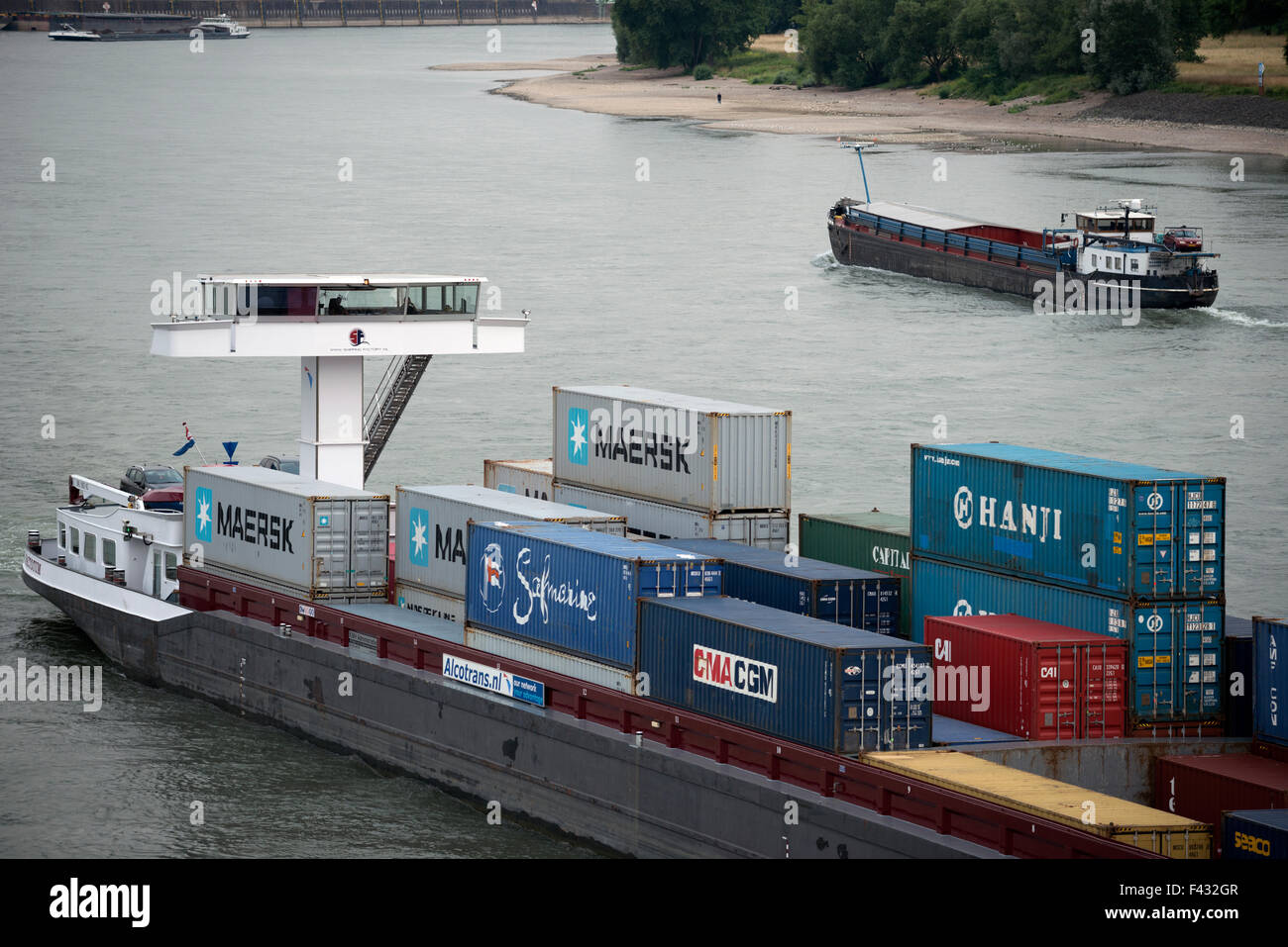 Container ship factotum operated dutch hires stock photography and