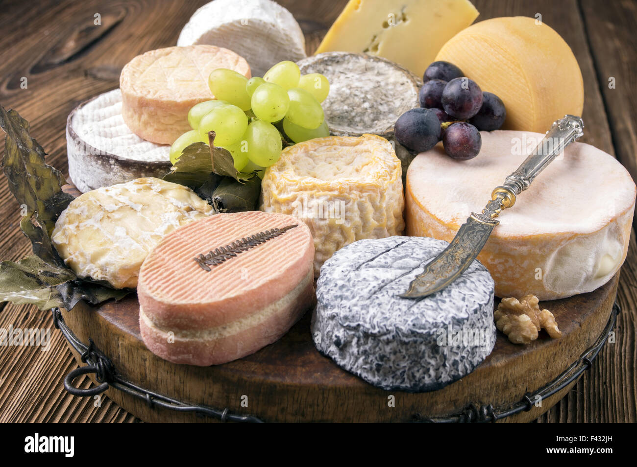 french cheese plate Stock Photo Alamy