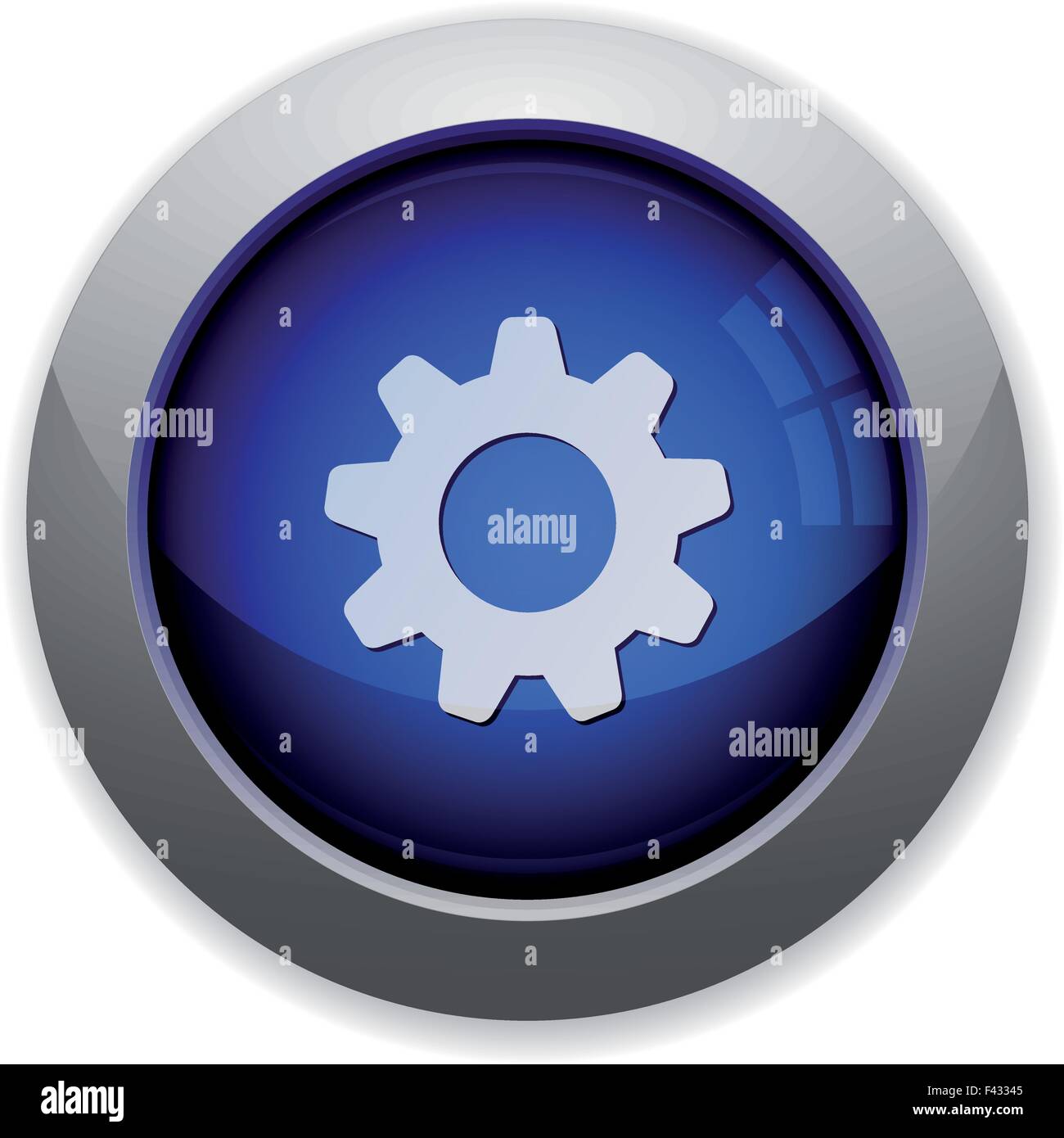 Color settings button icon hi-res stock photography and images - Alamy