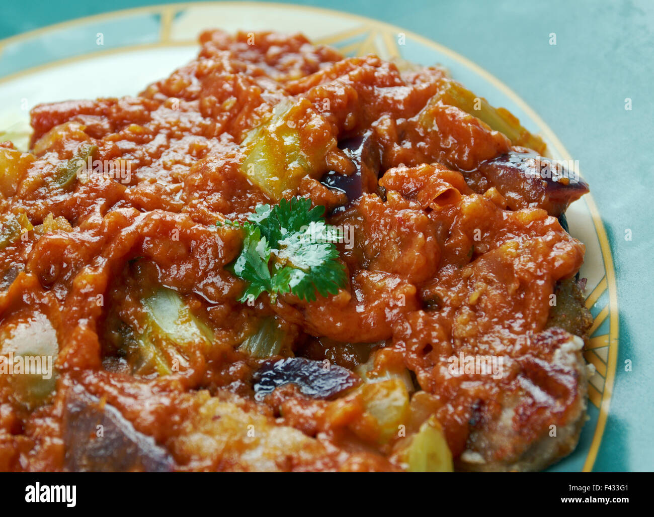 New Orleans Grillades Stock Photo Alamy