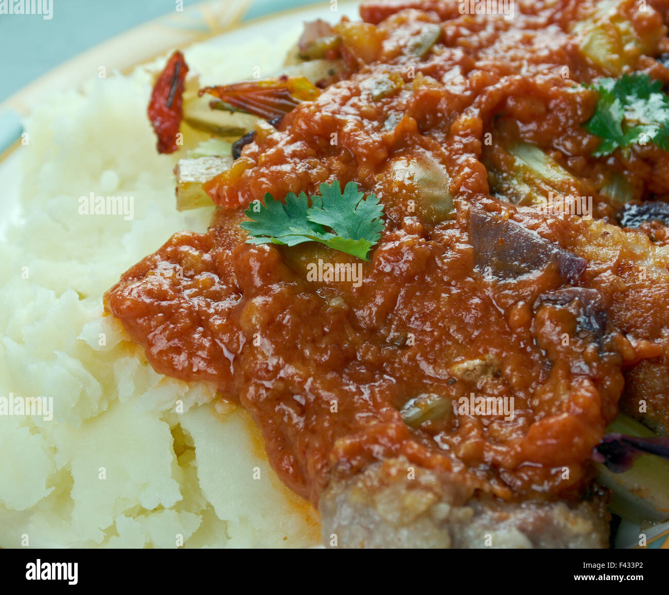 New Orleans Grillades Stock Photo Alamy