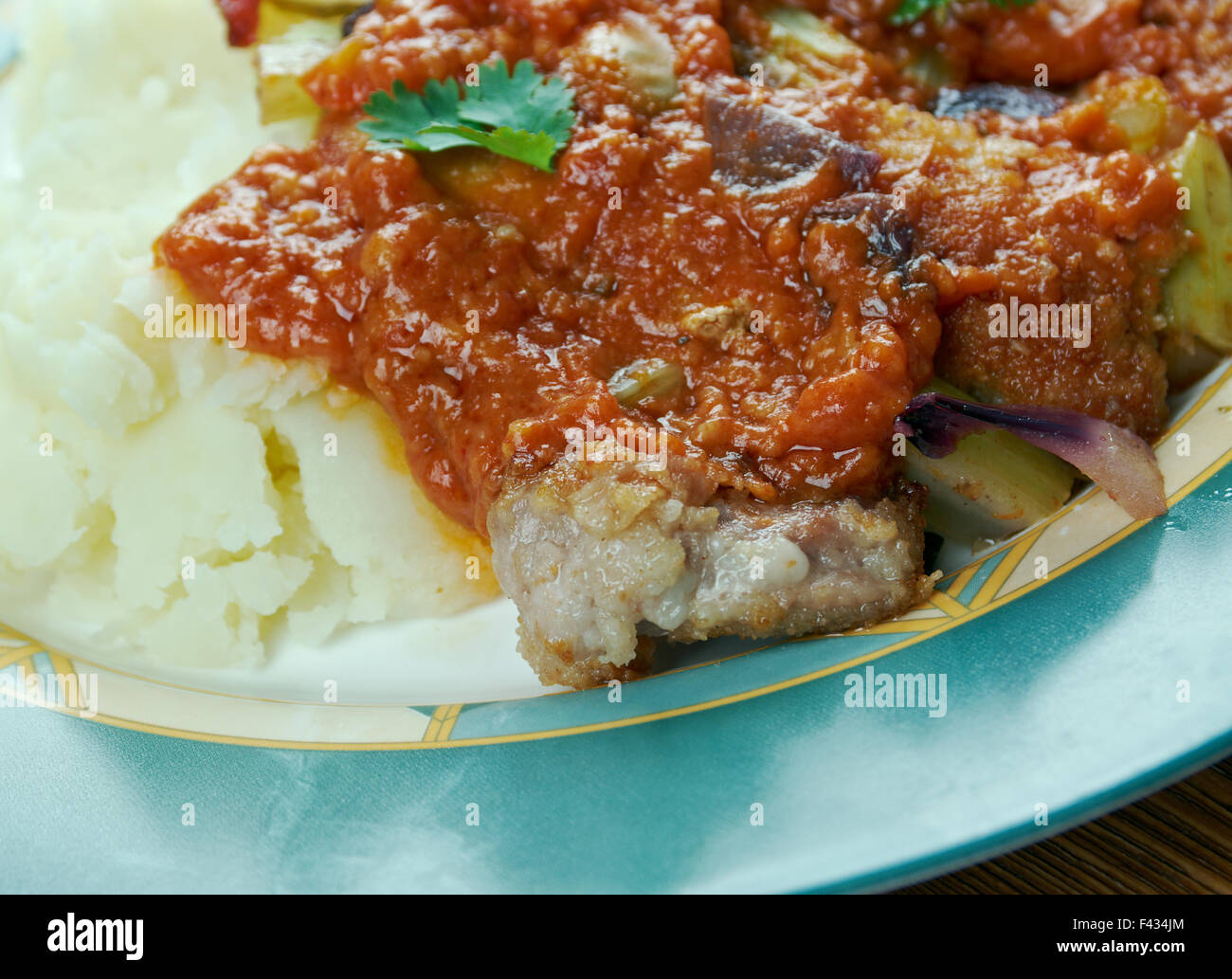 New Orleans Grillades Stock Photo Alamy