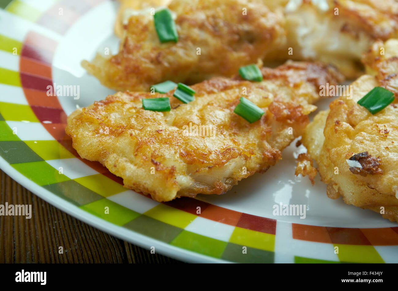 Cajun Catfish with Tartar Sauce Stock Photo Alamy